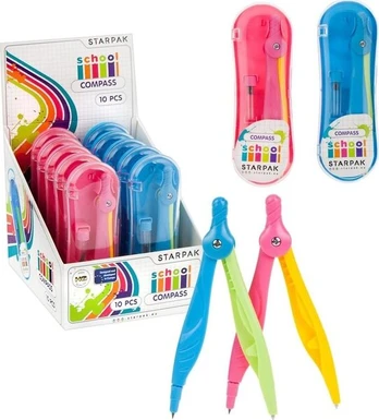 Plastikinis pieštukas + rašiklis dėkle