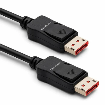 Qoltec Kabelis DisplayPort v2.1 męski | DisplayPort v2.1 męski | 8K | 54G | 3m