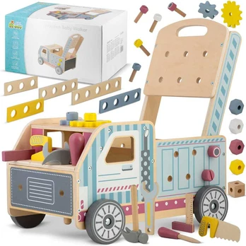 Ricokids RK-874 medinė stūmimo vaikštynė