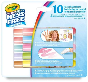 Crayola, Inc. Crayola Color Wonder pastele mini flomasteriai, 10 vnt.