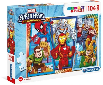 Dėlionė Clementoni Super Herojai MAXI 104 det. (23746)