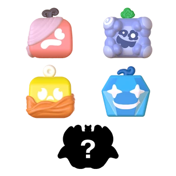 Phatmojo BLOX FRUITS Squishy figūrėlės aklas pakelis