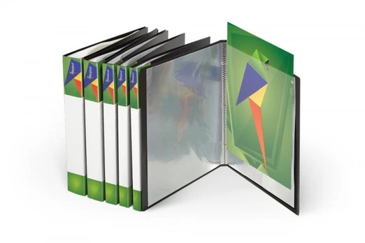 Folder with sleeves Forpus (40) A4, Black