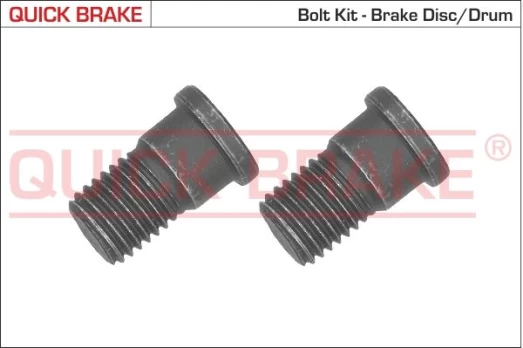 Varžtų komplektas, stabdžių diskas QUICK BRAKE 11666K