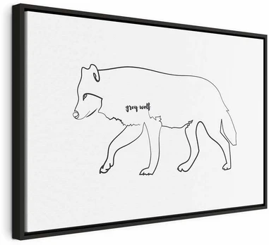Artgeist Paveikslas - Wolf (1 Part) Wide