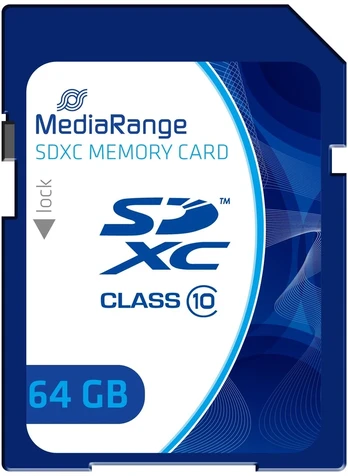 MEMORY SDXC 64GB C10/MR965 MEDIARANGE