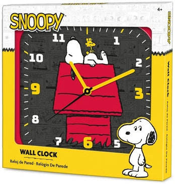 Kids Licensing Peanuts Snoopy sieninis laikrodis