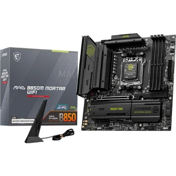 MSI MAG B850M MORTAR WIFI, motherboard black - Socket AM5