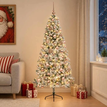Dirbtinė kalėdinė eglutė su rutuliuku 180 cm 300 LED