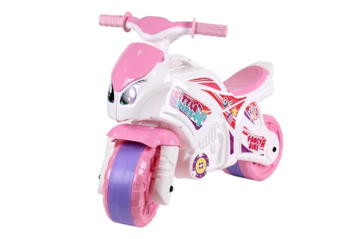 Balansinis paspiriamas motociklas baltas