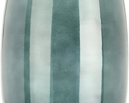 Vaza, stiklas, žalios sp., 18,5 x 18,5 x 36 cm