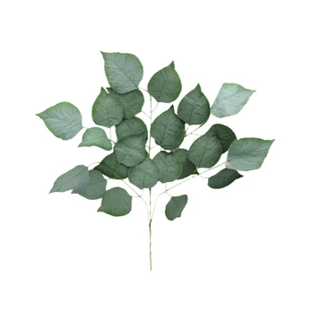 Dirbtinė liepos lapų šaką, 70 cm