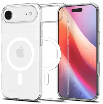 Dėklas Spigen Liquid Crystal MagSafe Case for iPhone 17 Air - Clear and Baltas