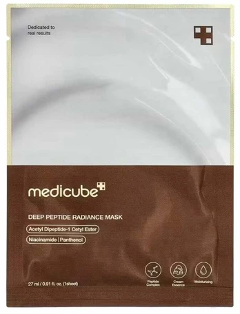 Veido kaukė Medicube Deep Peptide Radiance, 27 ml