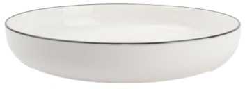 Salt&Pepper Deep plate S P Collection Studio Base Baltas, 21.5 x 4 cm