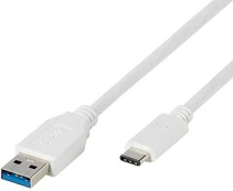 Laidas Vivanco USB Type-C male, USB male, 1 m, balta kaina
