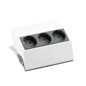 Bachmann-Peggy Power strip with fastening clamp 3 x socket