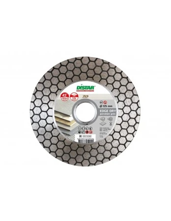 125MM DISTAR EDGE DRY Deimantinis diskas plytelėms