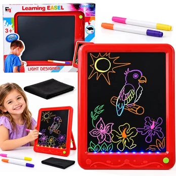 LED Illuminated Drawing Board + Double-Sided Markers TA0119
