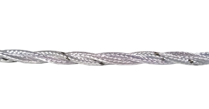 Instaliacinis kabelis ELECTRALINE, tekstilinis, 3*1,0, baltos spalvos, 31201