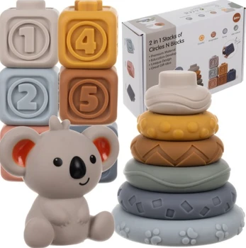 Minkštos sensorinės kaladėlės Koala