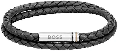 Hugo Boss Elegant leather double bracelet 1580489