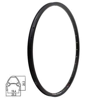Ratlankis J19SB 26" d-brake, 36H, kniedytas, dvigubas
