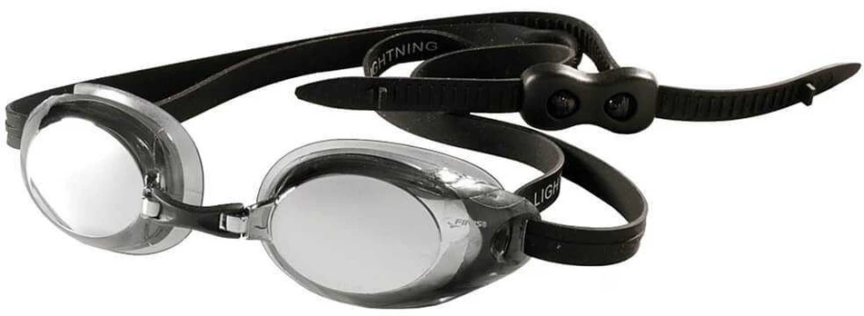 FINIS Lightning Racing Swim Goggles Sidabrinis Mirror
