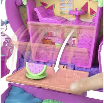 Polly Pocket Core Compact Watermelon Gumball Kitty
