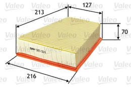 Oro filtras VALEO 585024 kaina