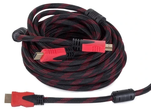 HDMI laidas 1.4k 3d uhd 10m varinis 48 bitų