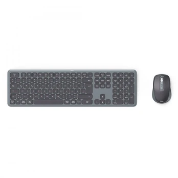 multi device keyboard and mouse set black gre