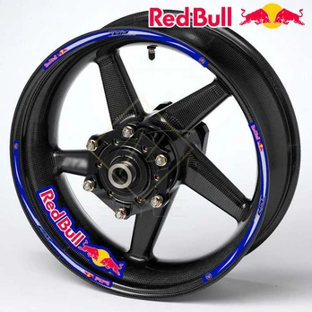 RedBull motociklo ratlankių lipdukai