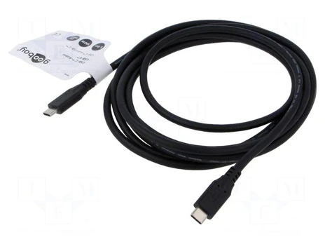 Cable | USB 4.0 | USB C plug,both sides | 3m | black | Support: 4K,HDR