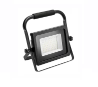Nešiojamas LED prožektorius GTV iNEXT, 30 W, 2400 lm, 6400 K, IP65, juodos sp. kaina