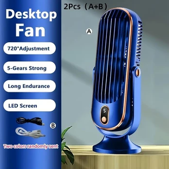 Stalo ventiliatorius USB, Mėlyna