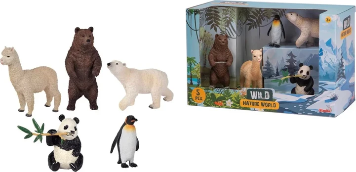 Dickie Toys Simba - Nature World - Wild Animals Set (104343104)