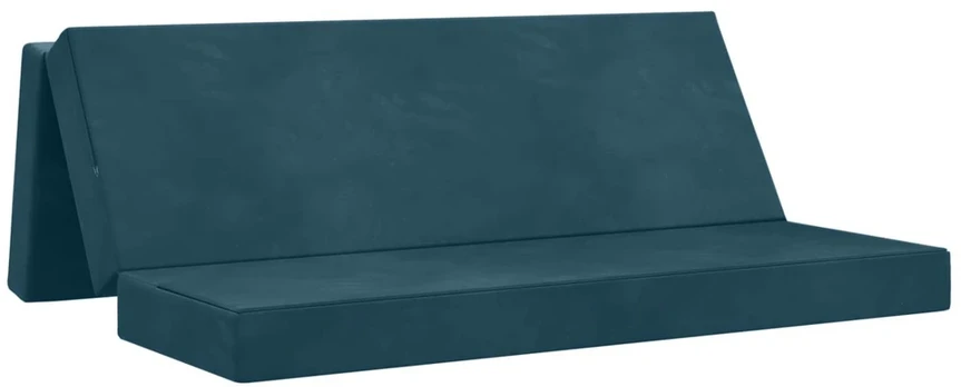 Čiužinys Sulankstomas Sofos Lova 180 x 67 x 45 cm Mėlyna