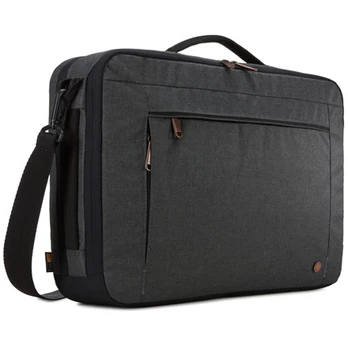 Case Logic | Era Hybrid Briefcase | Fits up to size 15.6 " | Messenger - Briefcase/Backpack | Shoulder strap | Obsidian