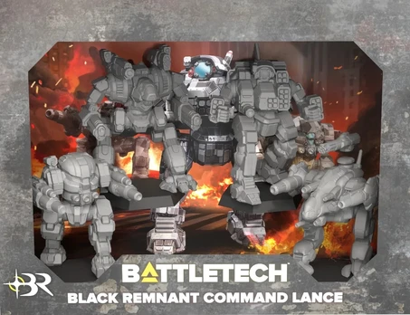 Catalyst Game Labs BattleTech: Juodas Remnant Command Lance