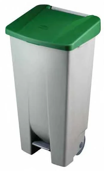 Basket solid lid DE-23400, žalias