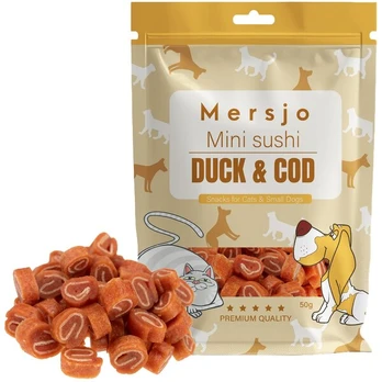 Mersjo mini sušiai su antiena ir menke, 50g
