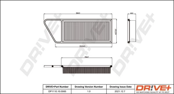 Oro filtras Dr!ve+ DP1110.10.0065