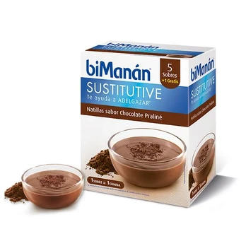 Bimanán sustitutyvus praline kremas, 5 vienetai