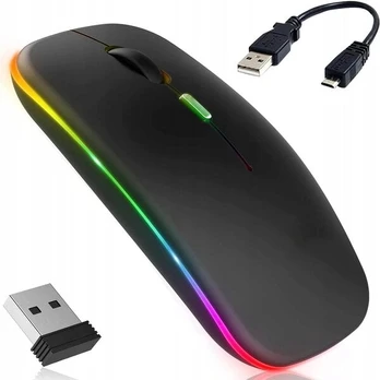 RGB Belaidė pelė Raltek , juoda