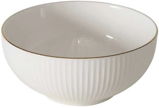 Boltze Miska do zupy KELLY, balta, 550 ml