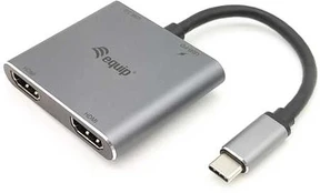 Equip Adapteris USB-C->2xHDMI,3.2Gen1 100W PD,USB-C MST Adapte