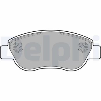 DELPHI LP2075 Brake pad set