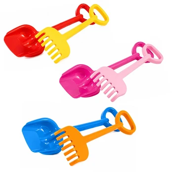 Vaikiškas smėlio kastuvas ir grėblys, 55 cm (1 vnt.)