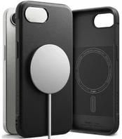 Juodas dėklas Apple iPhone 16E telefonui "Ringke Onyx Magnetic Magsafe"